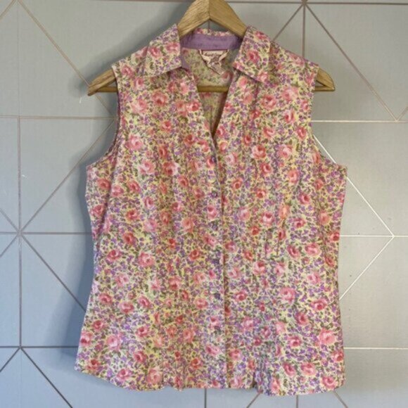 Vintage April Cornell Ditsy Floral Skirt Set - Picture 3 of 9